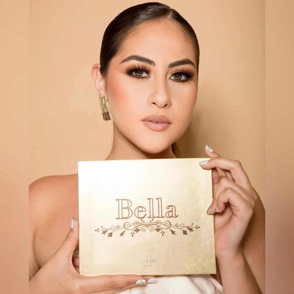 NEW C LUX Bella Eyeshadow Palette,Neutral Colors, High Pigmentation Long Lasting